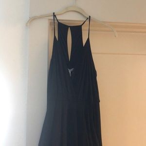 BCBG black midi dress